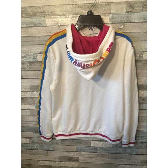 Women’s Disney Parks Hoodie Retro Stripes Multicolored Size Medium - Picture 9 of 11